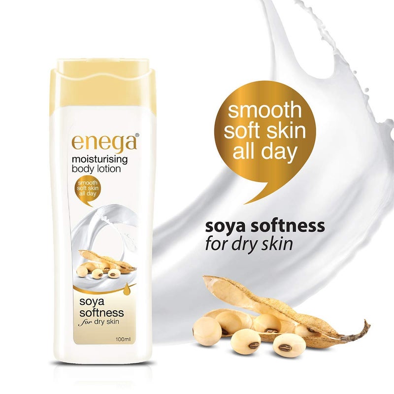 Enega Moisturizing Body LotionPack Of 3500 ML Each AlmondAloveraSoya - Image 4