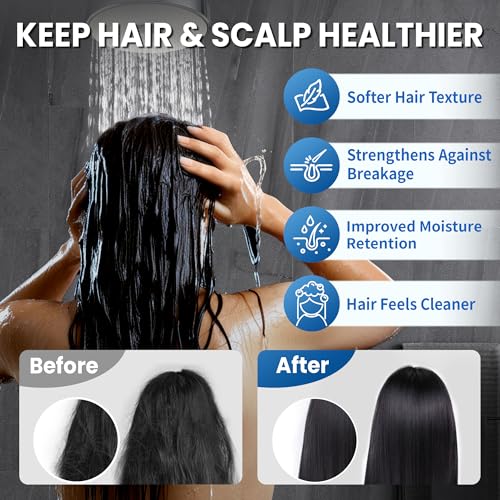 IceJoy Filtered Shower Head - Scientifically Evaluated, High-Efficiency Shower Head with Filters for Enhanced Hair & Skin Health, Minimize Hair Loss, Preserve Color-Treated Hair(Modern Chrome) - Image 4