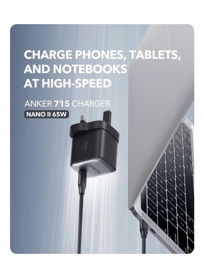 Ankey Anker 715 Powerport Nano 65W 1C PD GAN Black - Image 2