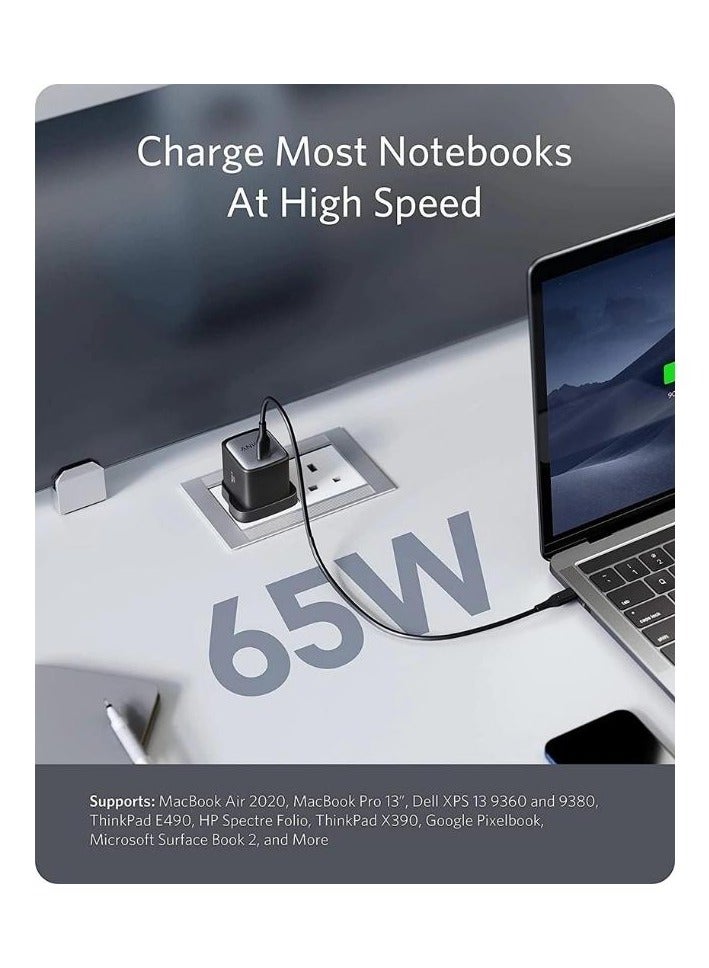 Ankey Anker 715 Powerport Nano 65W 1C PD GAN Black - Image 4