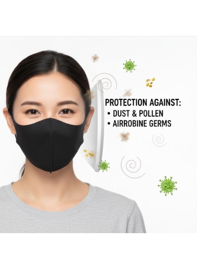 DADA 3D Disposable Protective Face Masks - 30 Pcs | Comfortable & Breathable Multi-Layer Mask for Daily Protection - Image 3