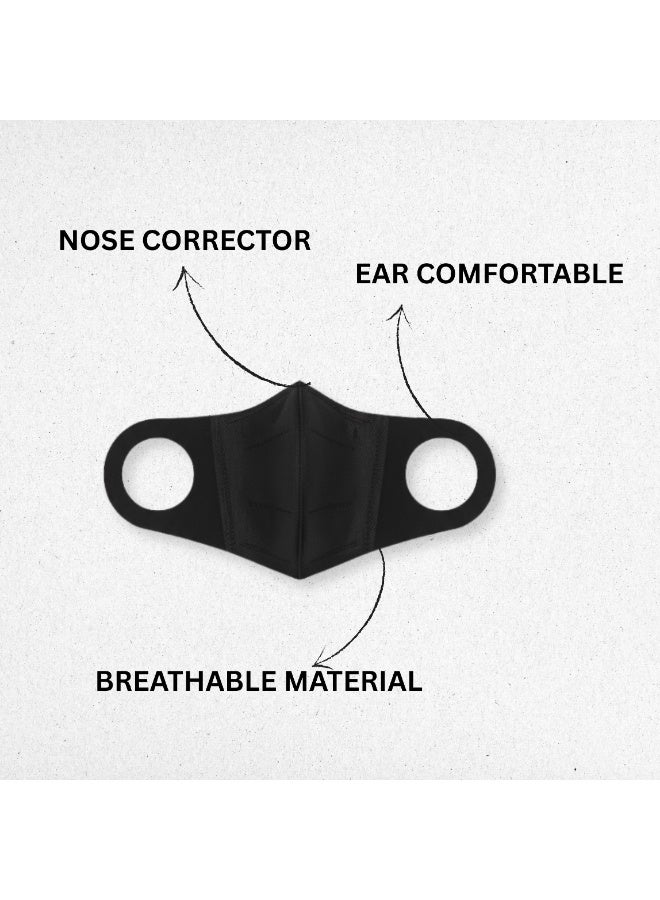 DADA 3D Disposable Protective Face Masks - 30 Pcs | Comfortable & Breathable Multi-Layer Mask for Daily Protection - Image 5