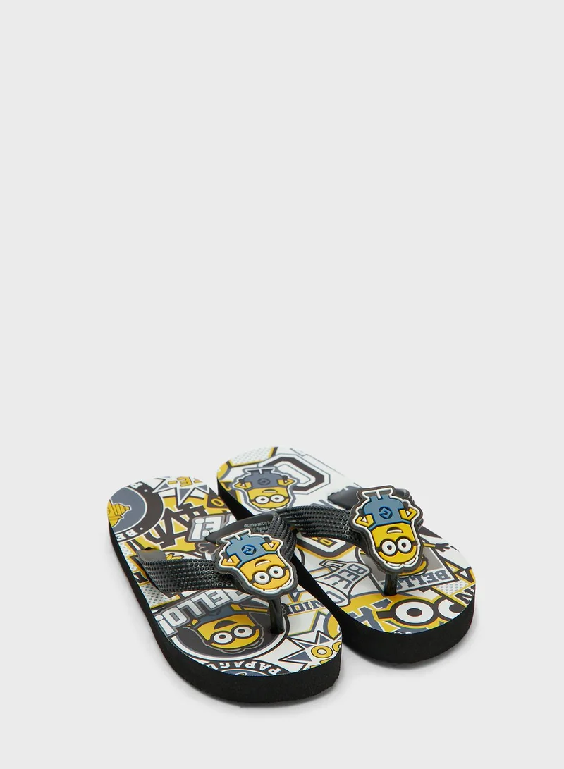 UNIVERSAL Flip Flops With Led Light Badge