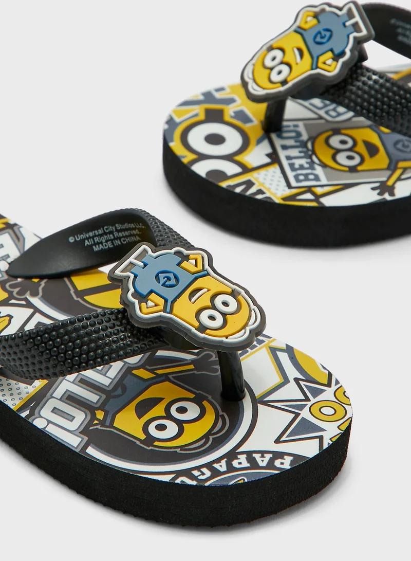UNIVERSAL Flip Flops With Led Light Badge