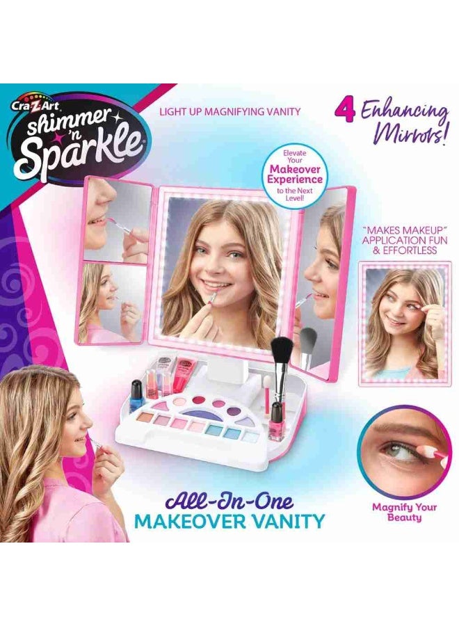 Cra-Z-Art Shimmer N Sparkle All-In-One Makeover Vanity Set  - Image 1