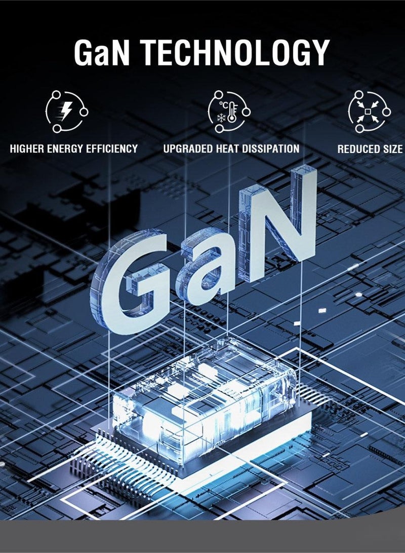 general USB C Charging Station 100W GaN Charger Compact 6 Port USB C Charging Station, Portable USB C Wall Charger Adapter 4 PD USB C and  2 QC USB A Port Suitable for All iPad iPhone 14 13 12 11 Pro Max Ga - Image 4