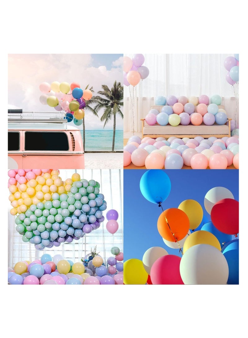 Dubkart 100 Pack 10 Inch Macaron Color Balloons - Assorted Candy Color Balloons for Party, Birthday, Wedding and Decorations - Image 3