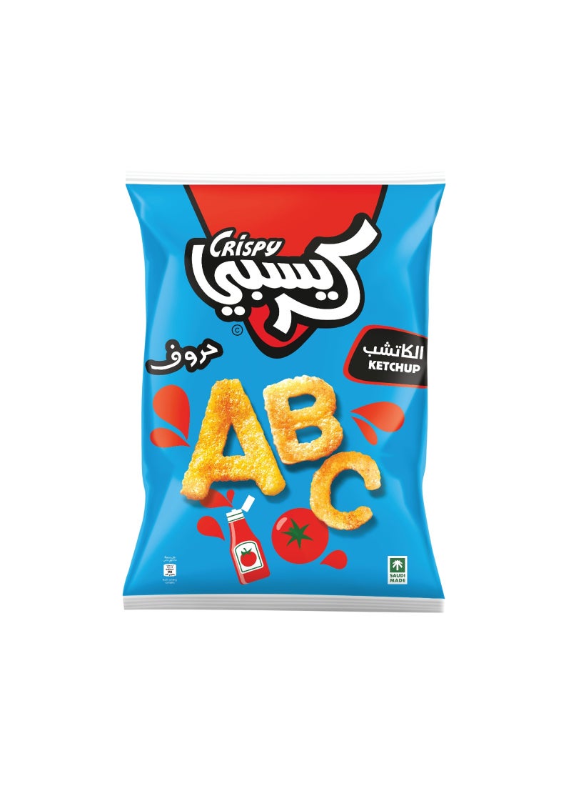 Crispy Letters Ketchup Chips 80g - Image 1