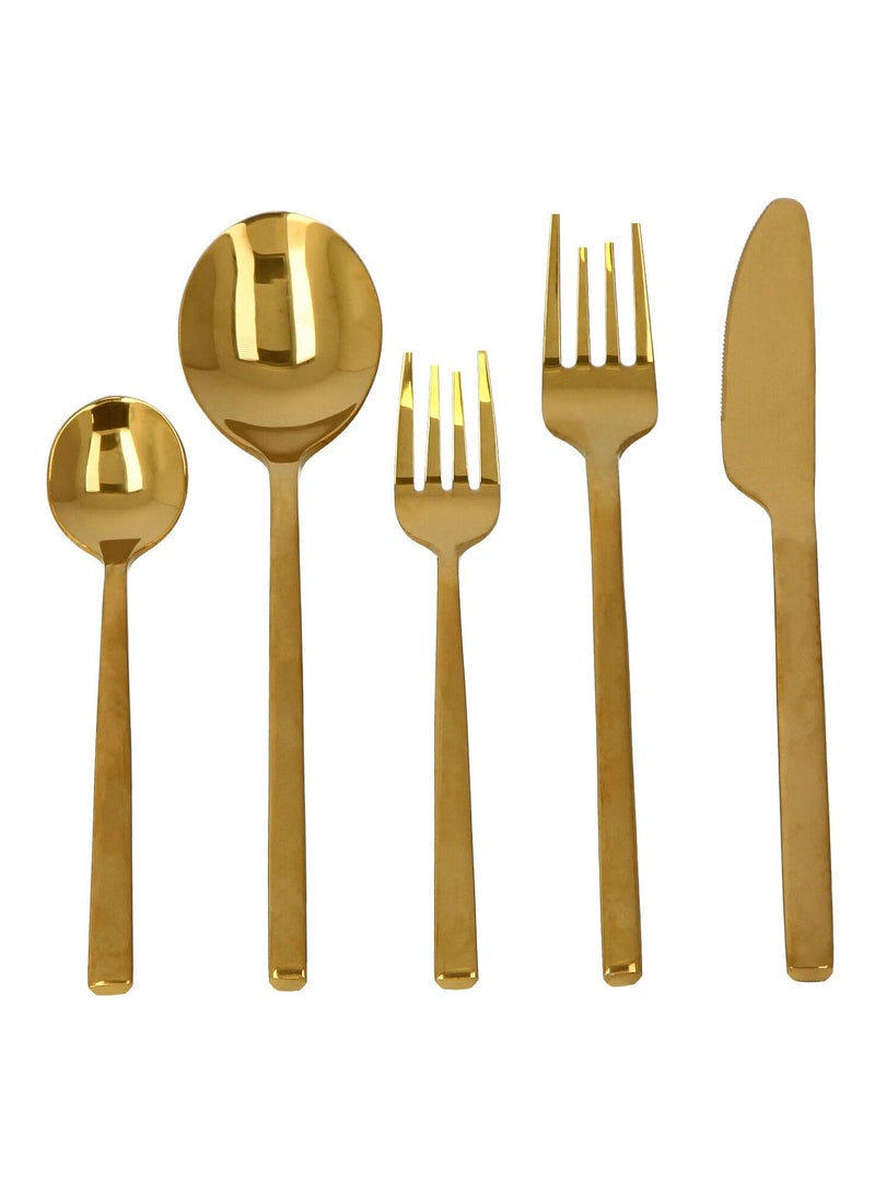 La Mesa 20 Piece Cutlery Set Rose Gold - Image 2
