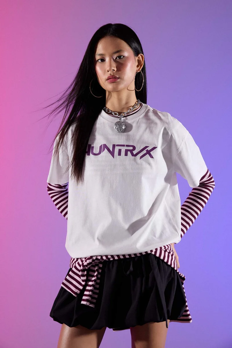 ديفاكتو Kpop - Demon Hunters Oversize T-Shirt