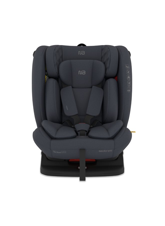 neobreez I-Eroca All-In-One Convertible Baby Infant Toddler Child Car Seat, Latest I-Size Ecer129,  Recline & Adjustable, Memory Foam,  Injection Mold, Forward & Rear Facing,  Group 0/1/2/3 0-36 Kg, 0-12Years  - Image 1