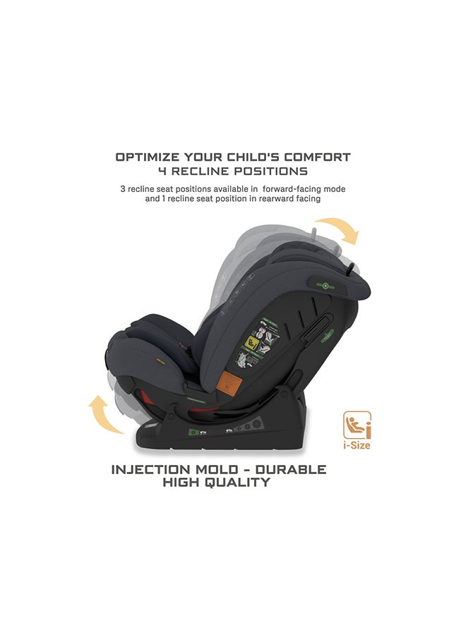 neobreez I-EROCA All-In-One Convertible Travel Baby Toddler Kids Child Boys Girls Car Seat, I-Size ECER129, Recline&Adjustable, Memory Foam, Injection Mold, Forward&Rear Facing, 0-36 Kg, 0-12Yrs, Group 0/1/2/3 - Image 3