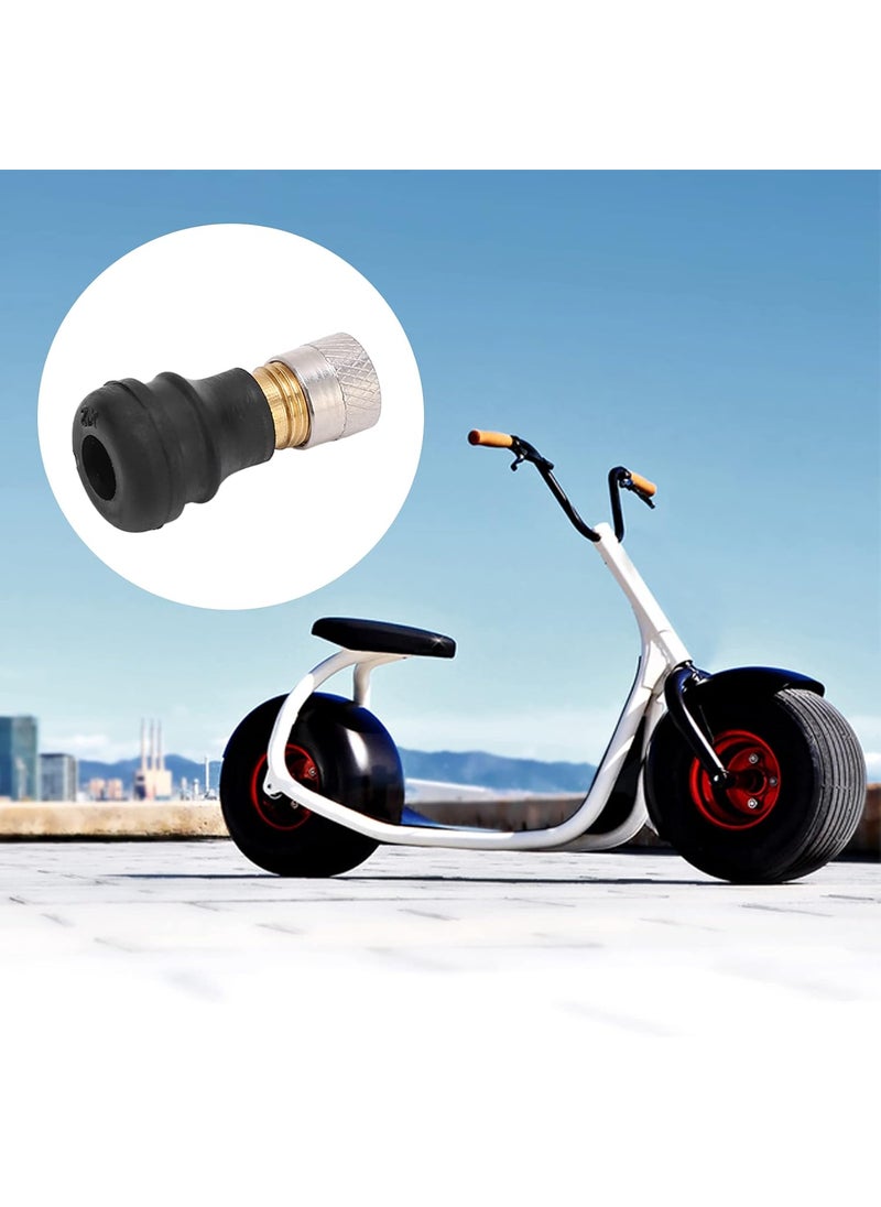 Tefola 10Pcs Electric Scooter Vacuum Valve Snap in Rubber Tire Valve Stems 2cm Long for Xiaomi M365 Pro Less 9mm Diameter  - Image 3