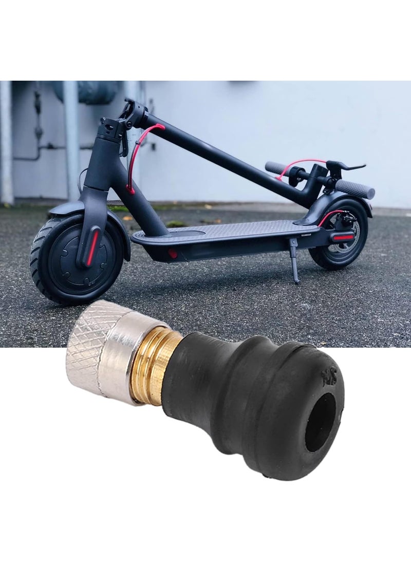 Tefola 10Pcs Electric Scooter Vacuum Valve Snap in Rubber Tire Valve Stems 2cm Long for Xiaomi M365 Pro Less 9mm Diameter  - Image 1