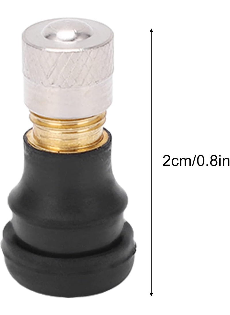 Tefola 10Pcs Electric Scooter Vacuum Valve Snap in Rubber Tire Valve Stems 2cm Long for Xiaomi M365 Pro Less 9mm Diameter  - Image 5