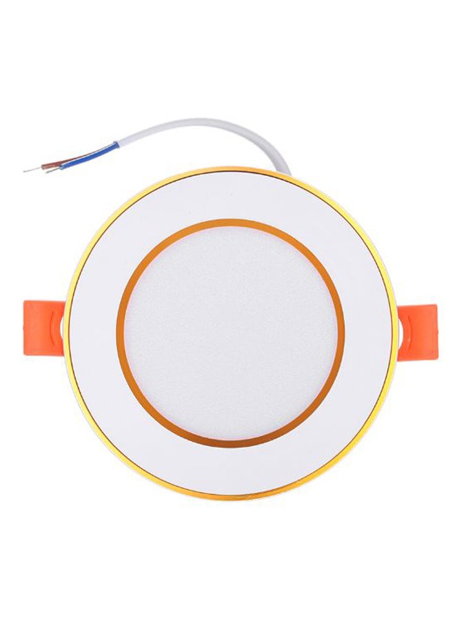 إسكدنيا وحدة إضاءة LED دائرية للسقف أبيض/ برتقالي/ ذهبي - Image 1