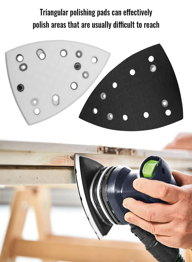 TIKSCIENCE DTS400 DS400 Sanding Pad Fit for DTS400 DS400 Random Orbit Sanders STF-Delta-100X150-DTS400/DS400 StickFix Sander Triangle Sanding Pad - Image 5