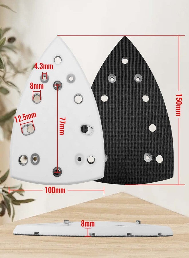 TIKSCIENCE DTS400 DS400 Sanding Pad Fit for DTS400 DS400 Random Orbit Sanders STF-Delta-100X150-DTS400/DS400 StickFix Sander Triangle Sanding Pad - Image 2