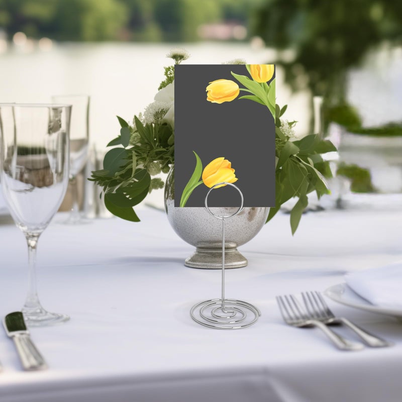 Metal Wire Place Card Holders 36 Pack 3 Sizes For Wedding Party Table Number Display - Image 3