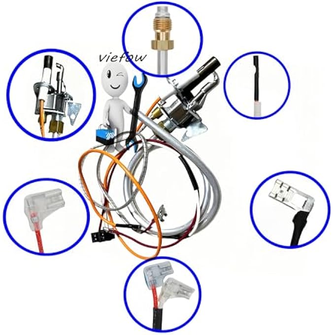 NATURAL GAS THERMOPILE ASSEMBLY 100112330 FOR RELIANCE, STATE, AO SMITH,AMERICAN BRANDED HEATER PARTS 9007876 4067826 - Image 3