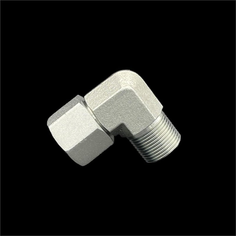 60° Cone Straight Elbow, 1/8" To 1/2" Male Thread Carbon Steel Hydraulic Pipe Fitting(Color1,3/8") - Image 4