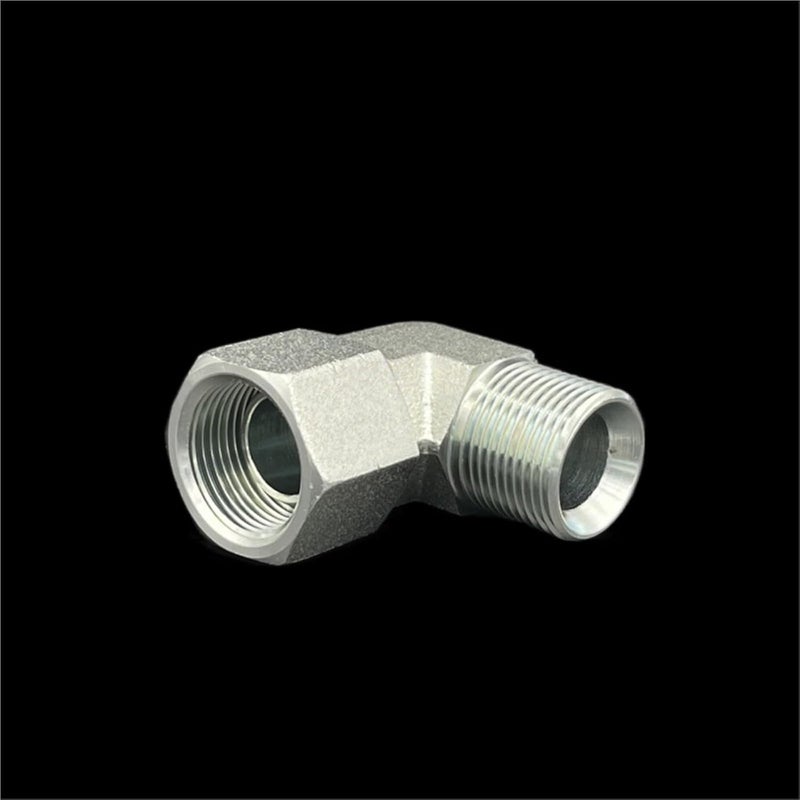 60° Cone Straight Elbow, 1/8" To 1/2" Male Thread Carbon Steel Hydraulic Pipe Fitting(Color1,3/8") - Image 3