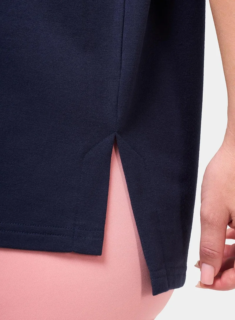سكوات وولف Essential Longline Oversized T-Shirt