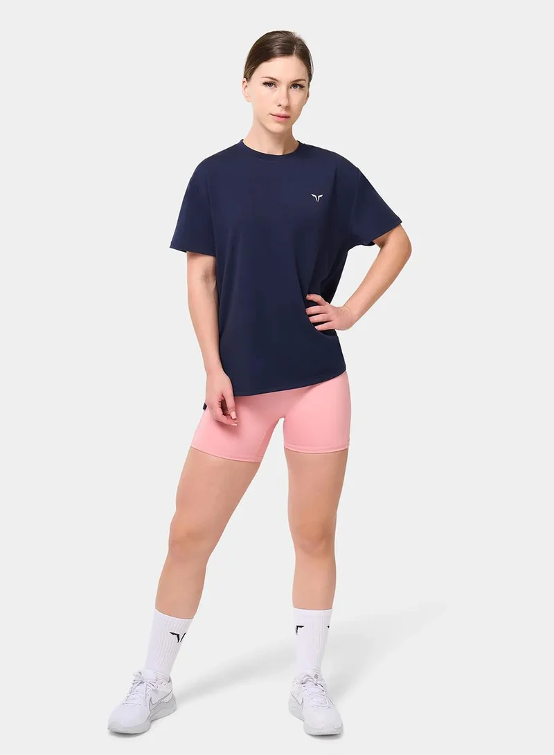 سكوات وولف Essential Longline Oversized T-Shirt