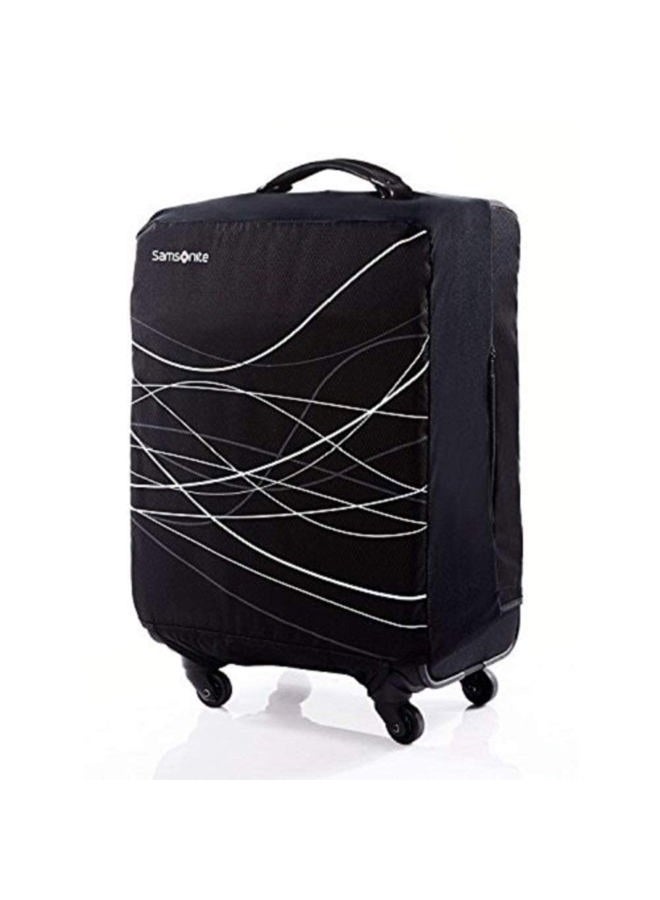 Samsonite غطاء حقائب مطبوع، أسود، متوسط - Image 1