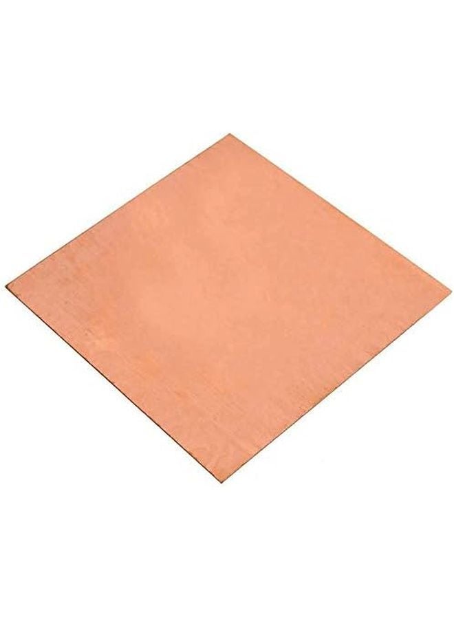 Pure Copper Sheet Metal Plate 300mm x 300mm x 0.8mm for Welding Brazing and Decoration - Image 2