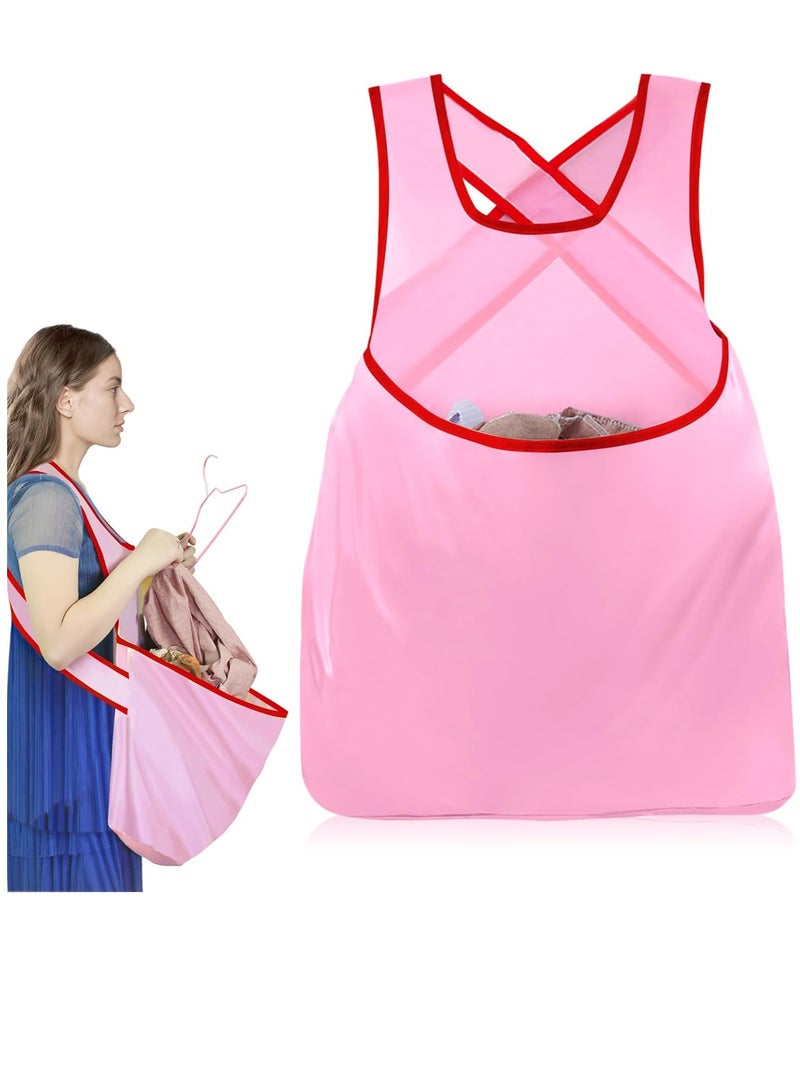 راكسوم سلة غسيل للمجفف، سلة غسيل للمجفف والغسيل، مريلة تجفيف ملابس محمولة، مريلة غسيل مقاومة للماء لنقل الملابس وفرزها - Image 1