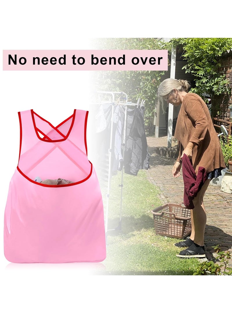 راكسوم سلة غسيل للمجفف، سلة غسيل للمجفف والغسيل، مريلة تجفيف ملابس محمولة، مريلة غسيل مقاومة للماء لنقل الملابس وفرزها - Image 5