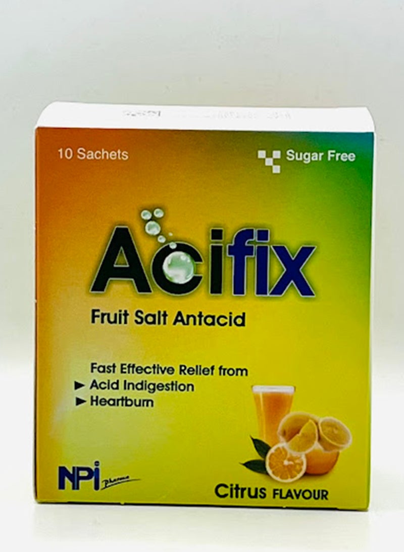 Npi أكياس أسي فيكس بنكهة الحمضيات، 5 جرام × 10 - Image 1