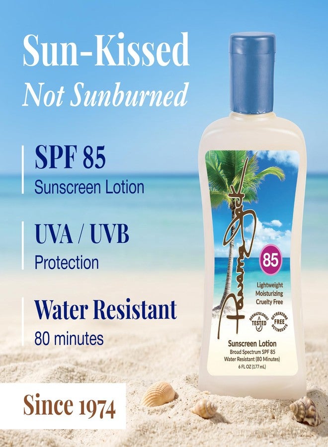 Panama Jack Sunscreen Suntan Lotion - SPF 85, Broad Spectrum UVA/UVB Protection, PABA, Paraben, Gluten & Cruelty Free, 6 FL OZ - Image 2