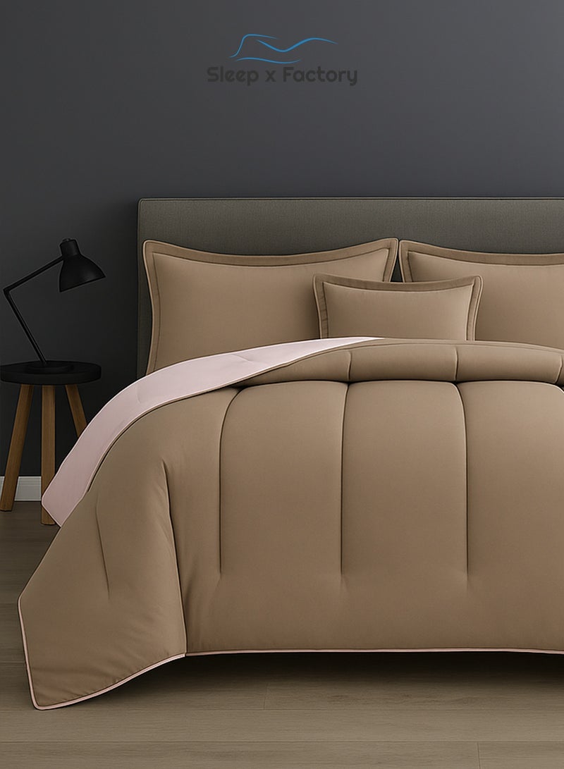 Sleep x Factory Premium Double Sided Comforter Set – Ultra Soft Microfiber – 4 PCS - 140×200 cm - Image 3