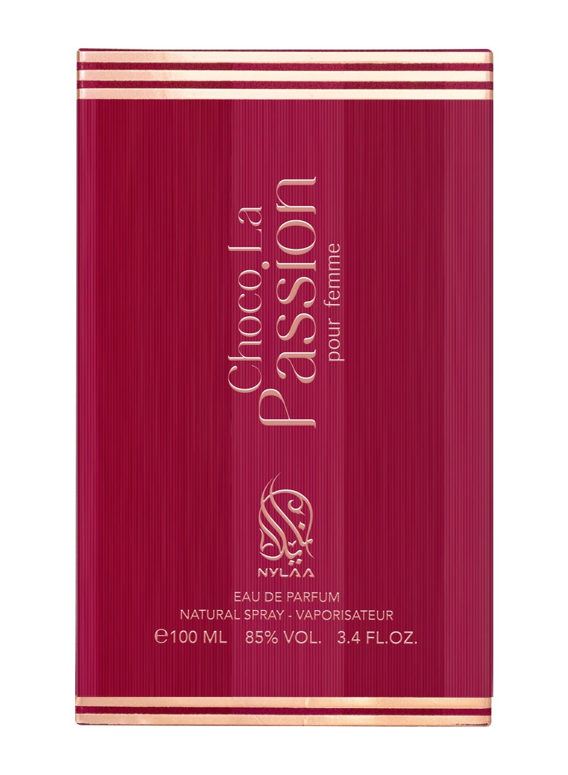 NYLAA Choco La Passion Eau De Parfum(EDP) 100ML | Premium Perfume for Women | Long Lasting Fragrance | Daily Use Perfume - Image 3