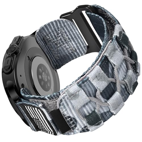 MOFREE Compatible with Samsung Galaxy Watch Ultra 47mm/Ultra 2 (2024/2025) Bands,Rugged Nylon Woven Loop Sport Adjustable Strap Replacement Wristband for Samsung Galaxy Watch Ultra Bands for Men - Image 1