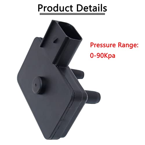 KEJSTED حساس ضغط عودة تغذية صمام EGR KEJSTED DPFE4 4U7Z-9J460-AA متوافق مع فورد F150 موستانج إيسكيب رينجر فوكاس F250 ويندستار إكسبلورر سبورت تراك مازدا ميركوري لينكولن تاون كار VP17T 4U7Z9J460AA - Image 3