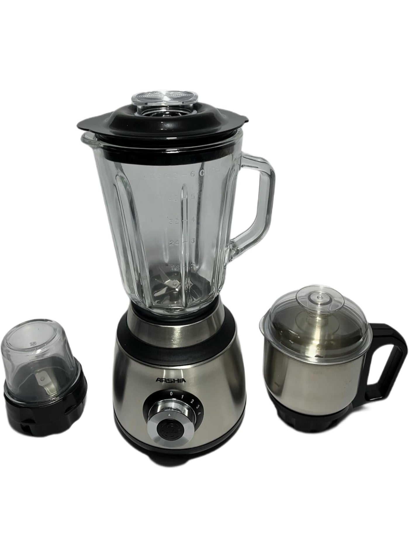 3-in-1 Grinder Mixer Blender – Electric Multi-Purpose Mixer Grinder for Kitchen, Wet & Dry Grinding, Juicer Jar, Chopper Attachment, Stainless Steel Jars & Powerful Motor for Home Use