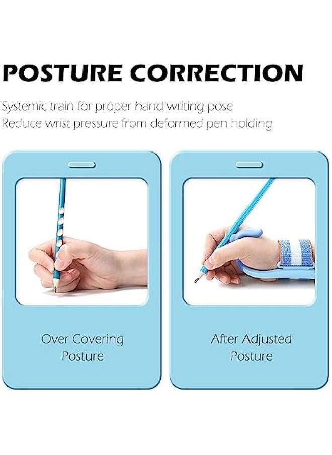 Generic - Pencil Grip Corrector for Kids Handwriting - Adjustable Anti-Hook Wrist Correctors for Children Students Pen Holding Trainer Toddler Finger Grips for Pencils Writing Posture Training Gripper Aid Too - Image 1