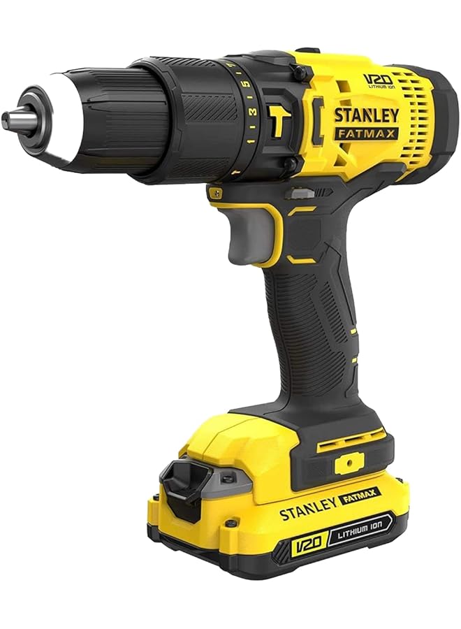 ستانلي مثقاب مطرقة لاسلكي Fatmax 18V 1.5Ah 13 مم Scd711C2K B1 - Image 1