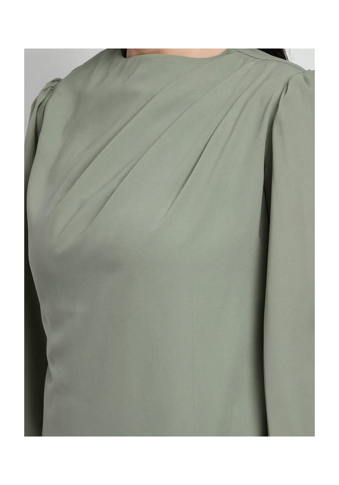 Exude Pista Green Formal Top for Women - Image 4