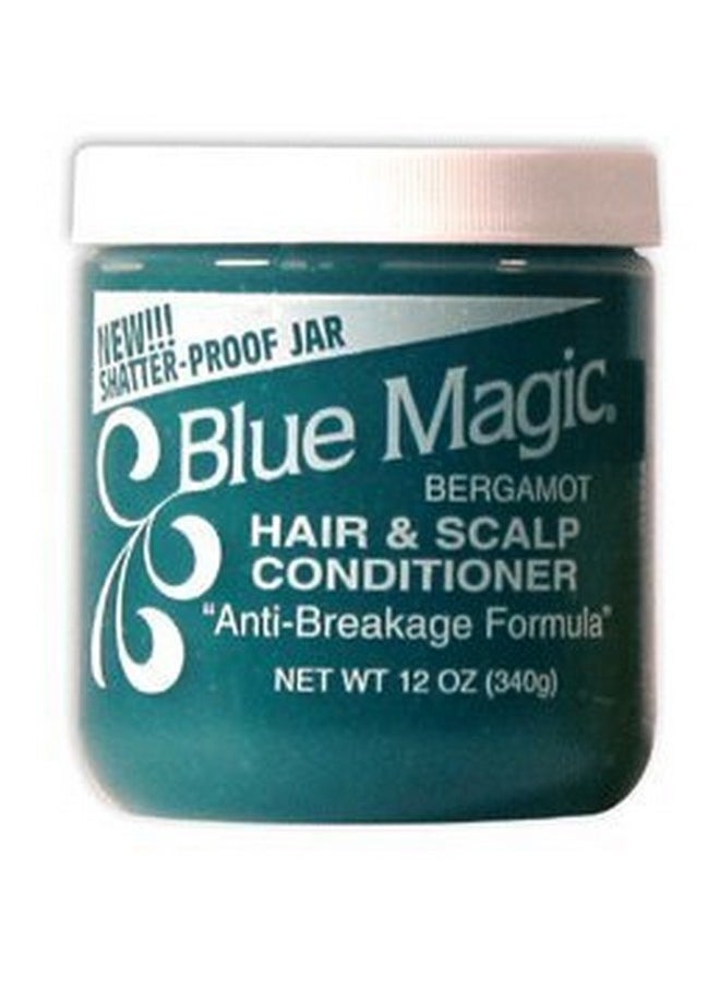BLUE MAGIC Blue Magic Bergamot Hair and Scalp Conditioner, 12 Ounce (Pack of 3) 