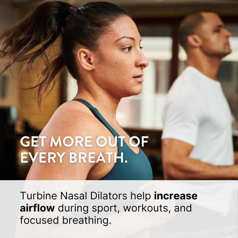 Rhinomed Turbine Nasal Dilator for Athletic Breathing - Trial 3pk - Improves Airflow During Exercise - Nasal Dilators for Exercise - Internal Nasal Dilator - Lightweight - Image 3