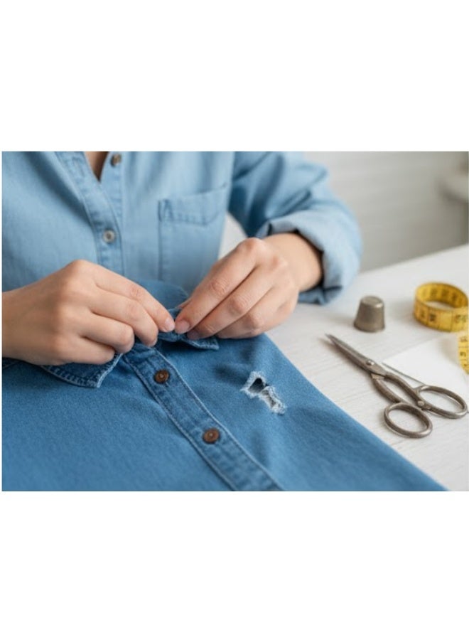 مجموعة خيوط خياطة متعددة الألوان، ١٠ قطع متعدهه الاستخدامات خياطة يدوي واكسسوارات للاعمال اليدوية - Image 5