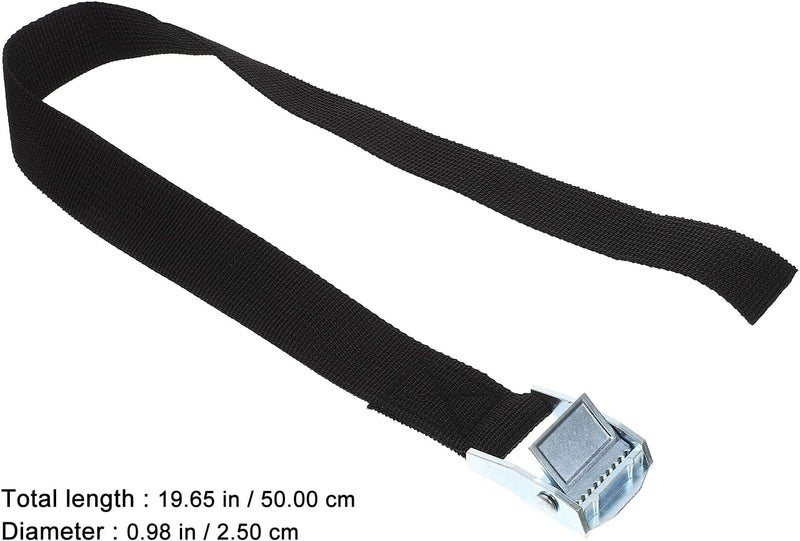 5pcs Adjustable Ratchet Tie Down Straps 2.5cm X 50cm Heavy Duty Buckle Cargo Straps for Securing Luggage and Equipment - Image 2