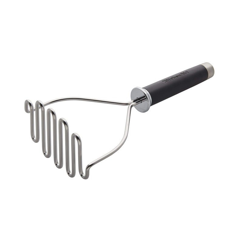 KitchenAid Gourmet Stainless Steel Wire Masher, 10.24-Inch, Black - Image 1