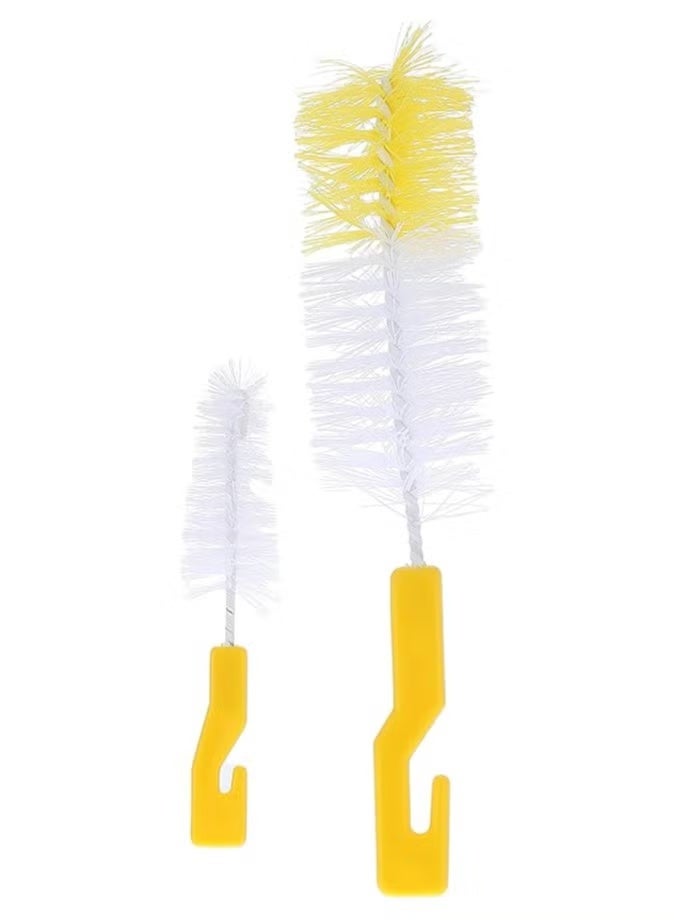 لا فروتا فرشاة تنظيف زجاجة الرضاعة وحلمة البيبرونة من لافروتا – اللون الأصفر