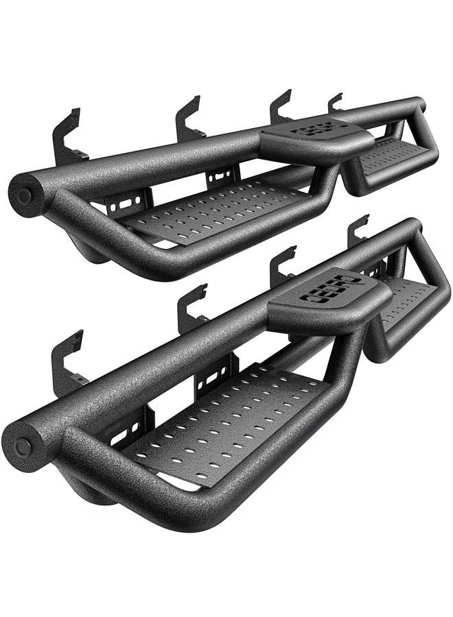 OEDRO 6 Inch Running Boards Compatible with 2005-2022 Toyota Tacoma Double Cab, Bolt-on Side Steps Steel Nerf Bars - Image 1