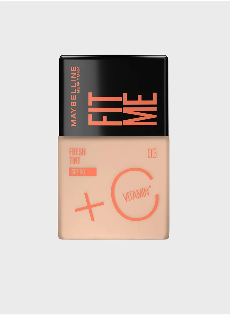 MAYBELLINE NEW YORK Fit Me Fresh Tint Spf 50 With Brightening Vitamin C - 03